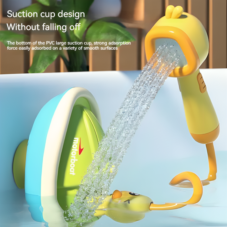 Kids Bath Toy with Shower Head – Battery-Powered, Suction Mount, Ages 3+