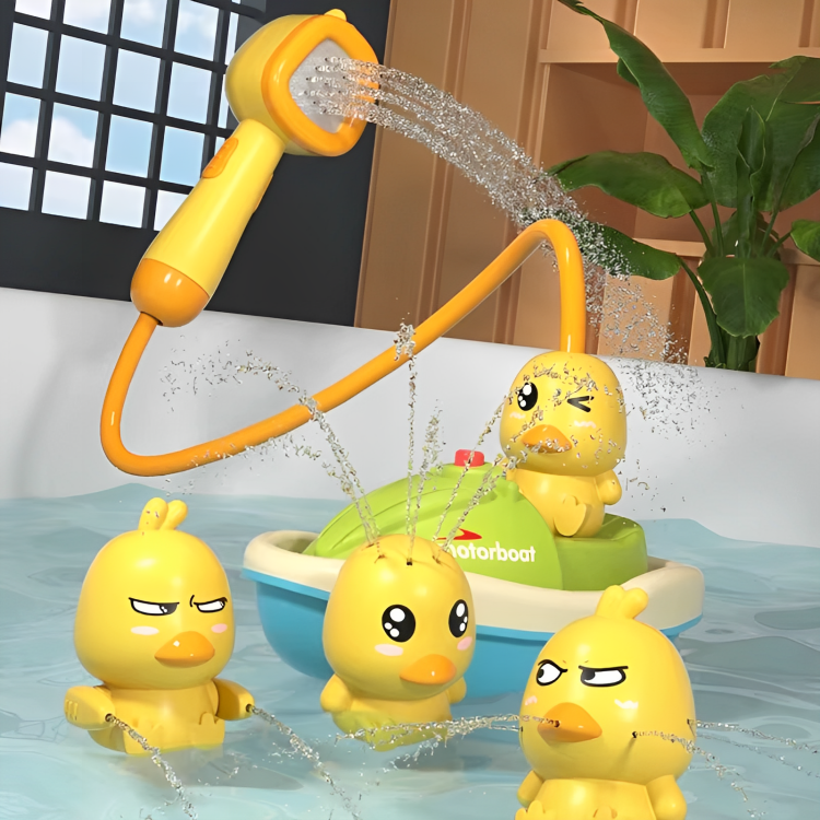 Badespielzeug Duschkopf mit Enten – Wasserspaß für Kinder