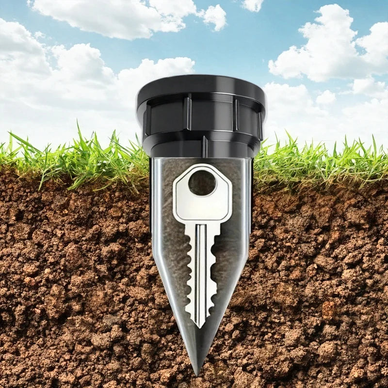 Optimized Product Title: "Garten-Schlüsseltresor im Rasensprenger-Design – Sicherer Schlüsselaufbewahrung für den Außenbereich" 

This title includes relevant keywords while emphasizing security and outdoor use, making it more appealing for Google Shoppin