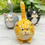 Handcrafted Unique Cat Christmas Ornament - Purrfect Holiday Decor for Cat Lovers
