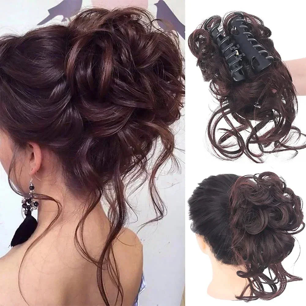 Kalsten | Curly Hair Bun – Clip-in Hair Piece with Volume and Natural Look