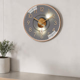 Silent Wall Clock 20cm – Glass Cover, Metal Hands & Silent Quartz Movement