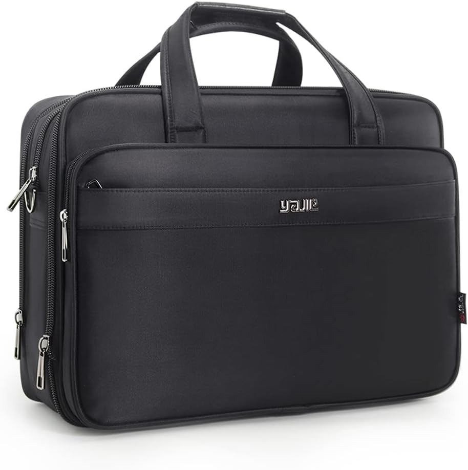 Men's Stylish Canvas Laptop & Business Tote Bag - Durable, Versatile, Perfect for Work & Travel