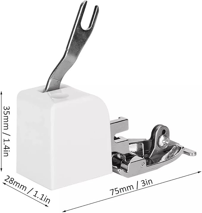 Enhanced Product Title: "Premium Seitenschneider Nähfuß für Präzises Schneiden – Universeller Nähfuß für Nähmaschinen" 

This title includes keywords that can improve visibility and appeal to potential buyers.