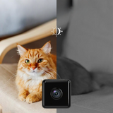 Mini WiFi Security Camera – 1080P HD, Magnetic Mount & iOS/Android App