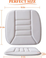 Memory Foam Car Seat Cushion – Ergonomic Gel Support, 54×47cm & Breathable Cover