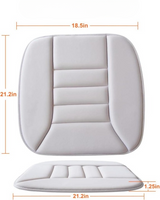 Memory Foam Seat Cushion – Ergonomic, Breathable, for Car, Office & Wheelchair