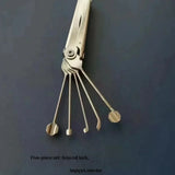 Folding Lock Pick Tool Set – Stainless Steel, 5 or 11 Pieces & Keychain Portable