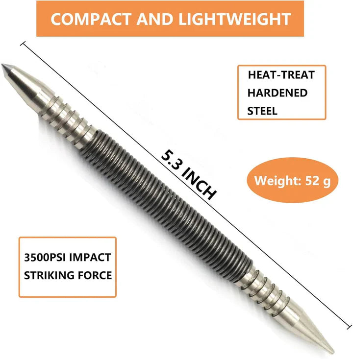 Enhanced Product Title: "Automatischer Körner – Präzises Markieren ohne Hammer für Metall und Holz" 

This title includes keywords that improve search visibility while clearly describing the product's benefits and applications.