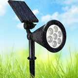 Solar LED Garden Spotlight – Auto Dusk Sensor, Weatherproof & 4/7-Pack