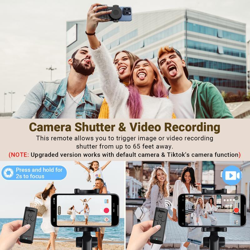 Bluetooth Smartphone Grip with Remote Shutter – Stabilize Your Shots for Blur-Free Photos