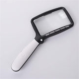 Enhanced Product Title: "LED Handlupe für müheloses Lesen von Kleingedrucktem – Vergrößerungslinse mit integrierter Beleuchtung" 

This title includes relevant keywords for better visibility while clearly describing the product's features and benefits.