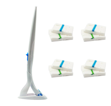 WC-Bürste mit austauschbaren Vlies-Pads – Hygienisch, spülbar