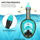 Full-face snorkel mask with 180° visibility | Kalsten