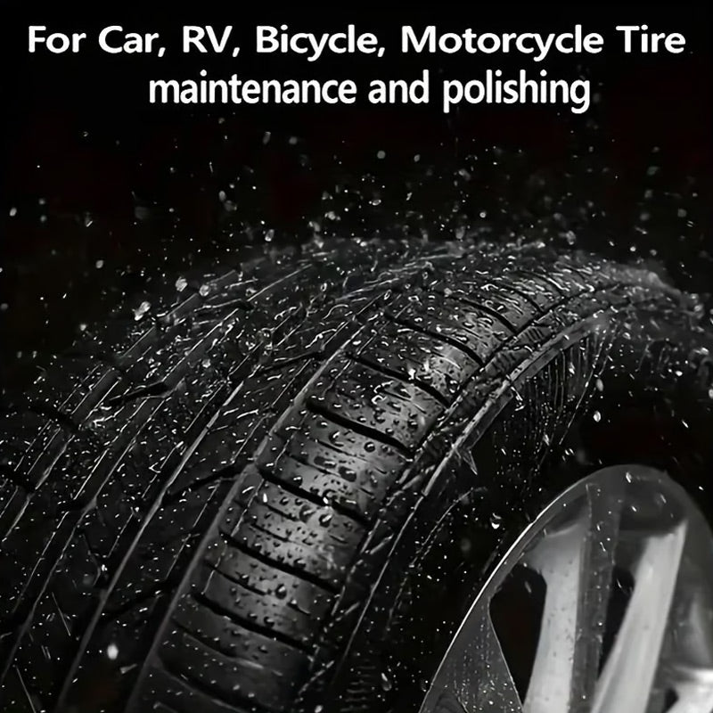 Tire Shine Wax – 100g, Long-Lasting UV Protection & Deep Black Gloss