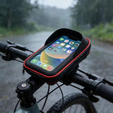 Waterproof Bike Phone Mount – 360° Rotation, Touchscreen TPU & 4.5–6.4 Inch Fit