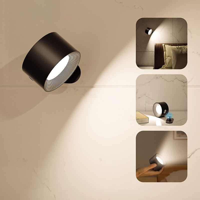 Optimized Product Title:  
"360° Schwenkbare Wiederaufladbare LED-Wandleuchte – Touch-Bedienung, Kabellos & Flexibel für Innen- und Außenbereich"  

This title enhances clarity and includes relevant keywords for better visibility on Google Shopping.