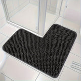 BowLift | Corner Bath Mat Lunava | L-Shape for Shower & Corner | Non-Slip & Soft | 40x40x80 cm