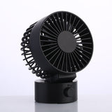 USB Compact Desk Fan – Double Rotor Blades, Whisper-Quiet & 10cm