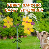 Rotating Daisy Lawn Sprinkler – 360° Coverage, Kid-Safe & Garden Hose Connect