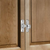 Universal Adjustable Door Latch – Zinc Alloy, 90°/180° Angle & Screw or Adhesive Mount