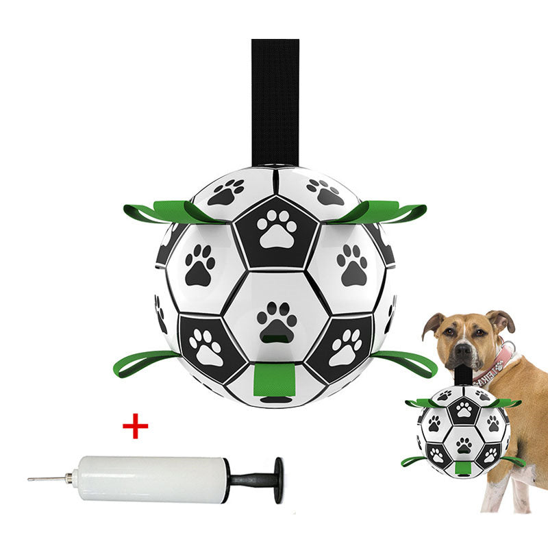 Floating Dog Football – Non-Toxic, Paw Design for Land & Water Fetch
