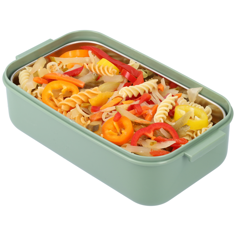 3-Tier Bento Lunch Box – Leakproof, Soup Container & Reusable Cutlery