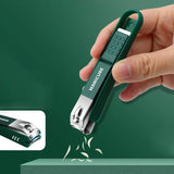 Stainless Steel Nail Clipper Set – 4-Piece, Anti-Splash Design & Nail File