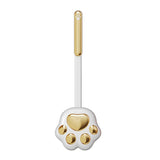 Silicone Cat Paw Toilet Brush – Scratch-Free Bristles, Quick-Dry & Holder Set