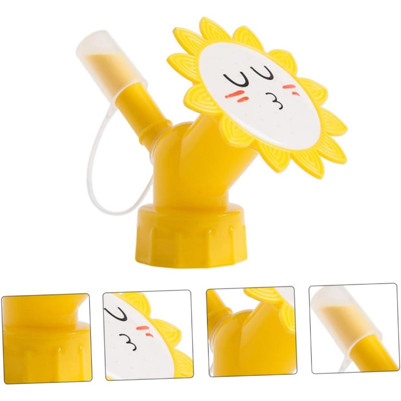 Sunflower Bottle Watering Spouts – 6-Pack, Plastic & Universal Bottle Fit