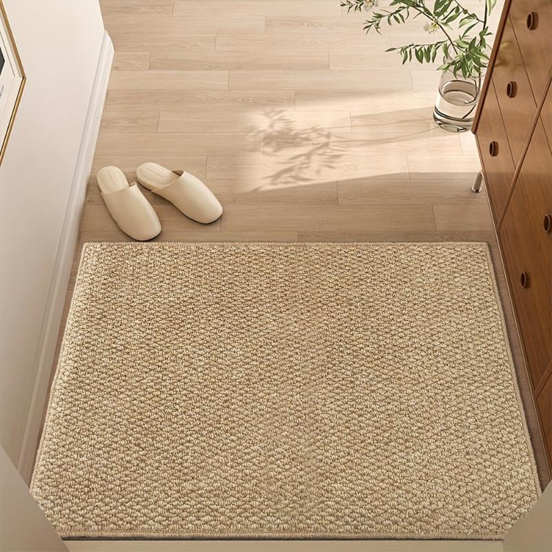 Jute-Look Doormat – Non-Slip Backing, 50×80cm & Machine Washable