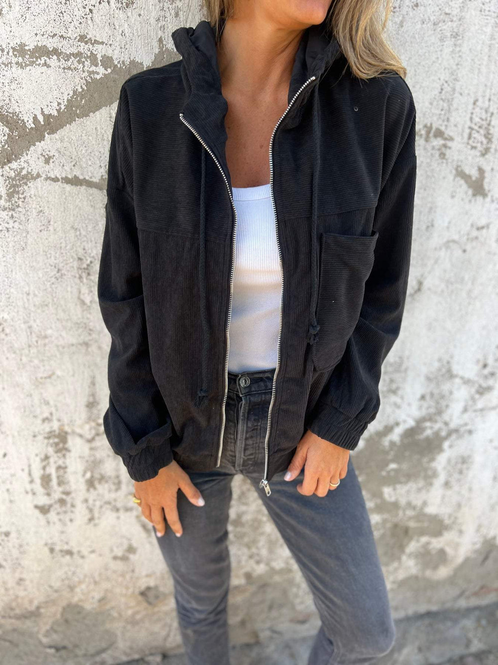 Enhanced Product Title: Concetta Women's Hooded Zip-Up Leisure Jacket - Stylish & Comfortable Outerwear for Everyday Wear

This optimized title includes relevant keywords while maintaining clarity and appeal for potential buyers.