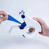 Masking Tape Applicator with Cutter – Plastic & Steel, Fits 50mm Tape, 15×6×16cm