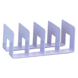 4-Compartment Desk Organizer – Book & File Sorter, Vertical or Horizontal & 4 Colors