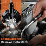 Magnetic Pickup Tool – 57.5cm Extendable, 3 LEDs & 360° Rotating Head