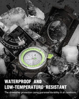 Enhanced Product Title: "Präziser Militär-Kompass mit Klinometer – Stromlose Navigation für Outdoor-Abenteuer" 

This title emphasizes precision and outdoor use while maintaining relevant keywords for better visibility in Google Shopping.