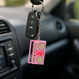 Mini Voice Recorder Keychain – Retro Radio Design, Record & Playback