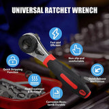Adjustable Ratchet Wrench – 6-22mm, 60-Tooth Chrome-Vanadium Steel & Reversible