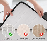 Memory Foam Bath Mat – Non-Slip PVC Backing, Water-Absorbent & 3D Striped Design