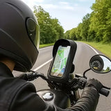 Waterproof Bike Phone Mount – 360° Rotation, Touchscreen TPU & 4.5–6.4 Inch Fit