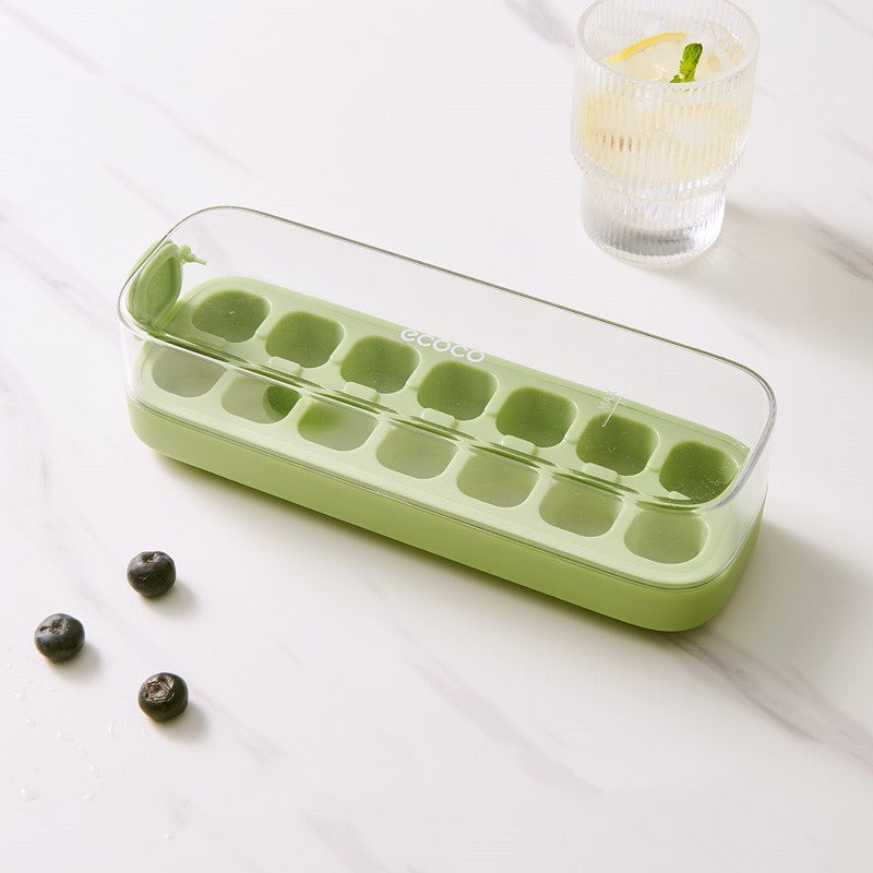 Ice Cube Tray with Push Mechanism