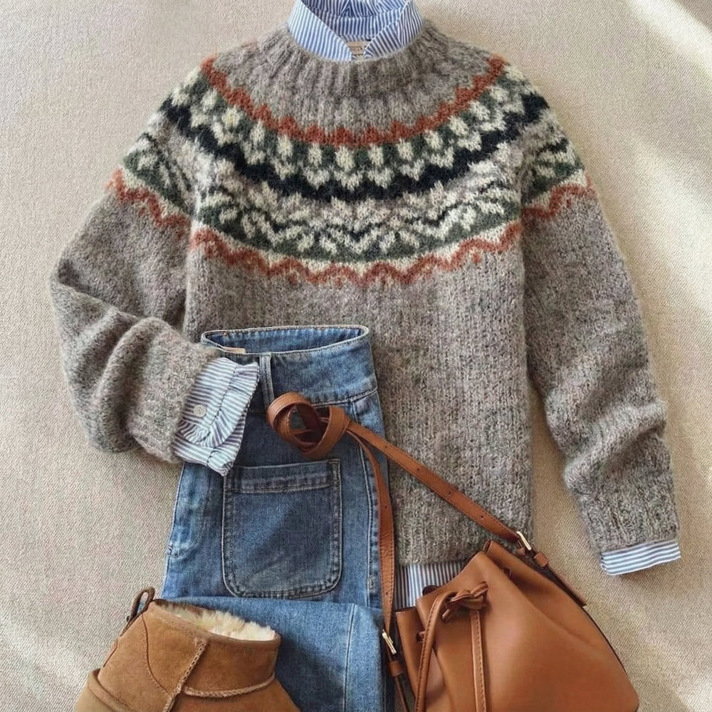 Enhanced Product Title: "Eleanor | Klassischer Nordischer Erbe Strickpullover für Damen – Hochwertiger, Bequemer und Stilvoller Pullover für Herbst und Winter" 

This title includes relevant keywords while providing more detail about the product, making i