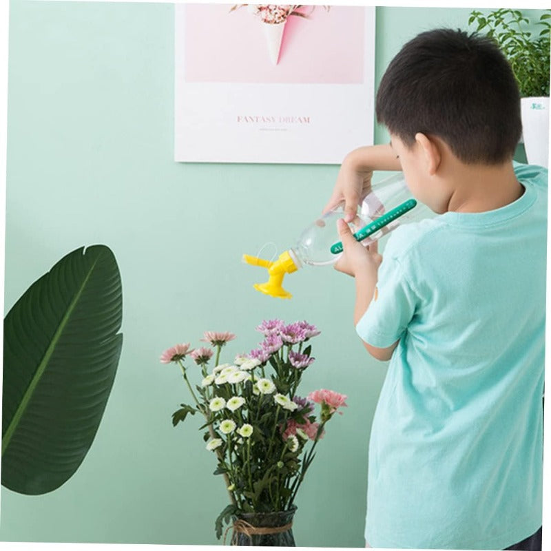 Sunflower Bottle Watering Spouts – 6-Pack, Plastic & Universal Bottle Fit