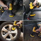 Drill Brush Cleaning Set – Fits Standard Chucks, Scratch-Free Polypropylene Bristles