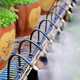 Garden Misting System 15m – 15 Copper Nozzles, Adjustable Flow & Tool-Free Setup