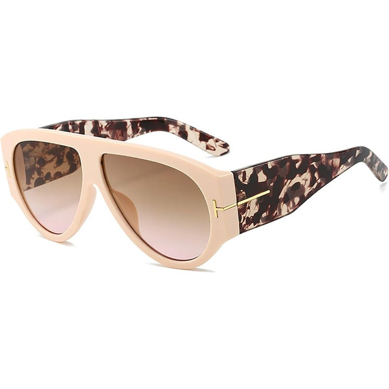 Oversized Aviator Sunglasses – Unisex, UV400 Protection & Metal Frame