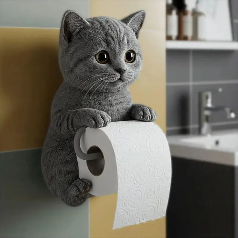 Enhanced Product Title: "Katzen-Toilettenpapierhalter – Robuster und stilvoller Halter für Katzenbedarf, ideal für Ihr Zuhause" 

This title includes relevant keywords while also providing a clear description of the product's purpose and benefits, making