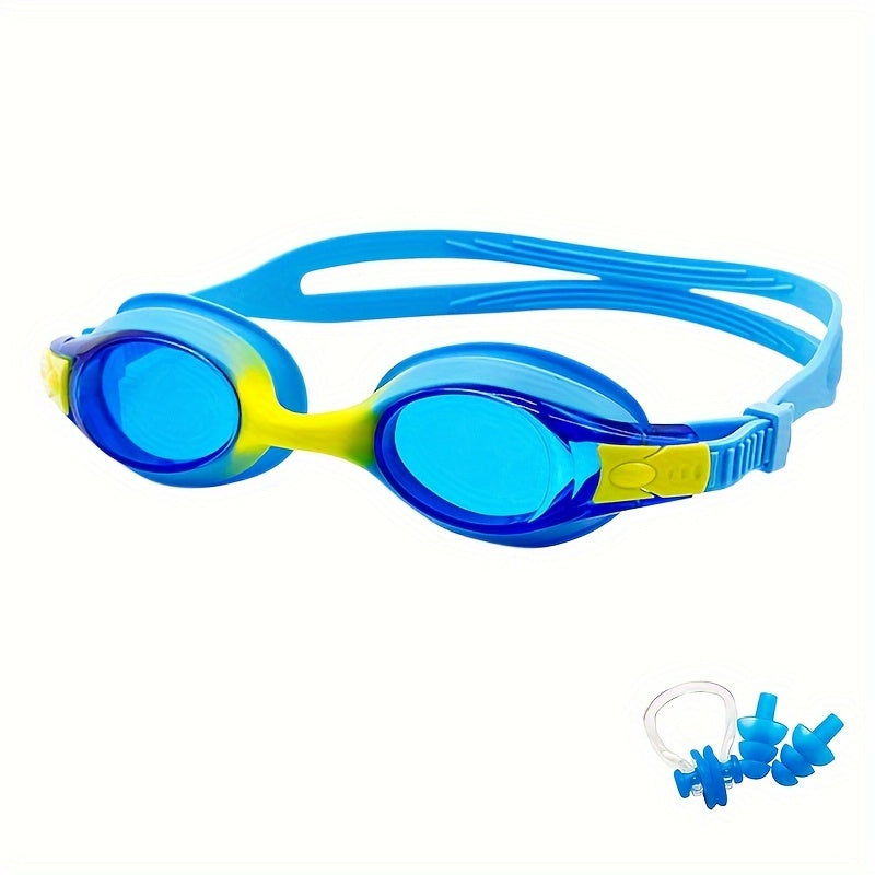 Kids Swim Goggles – Anti-Fog, Leak-Proof Silicone, Adjustable Strap, Ages 3–12