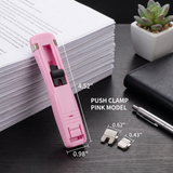 Metal Binder Clips – Rust-Resistant Steel, Spring Clamp & 4 Colors