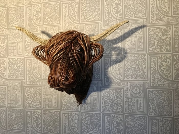 Cow Wall Sculpture - Bowie